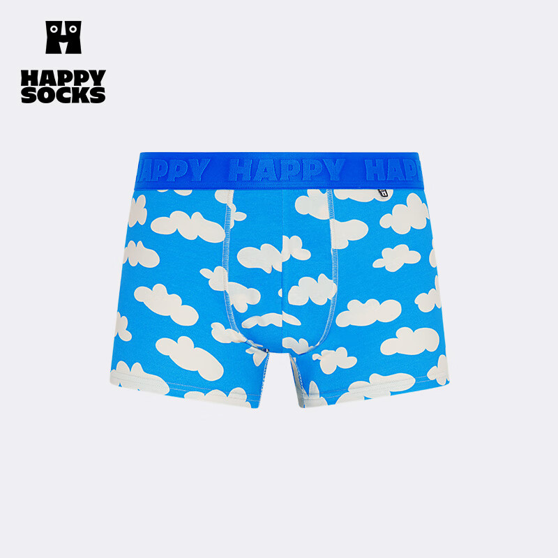Happy Socks瑞典潮牌云朵男士内裤时尚四角裤平角裤 L 京东折扣/优惠券