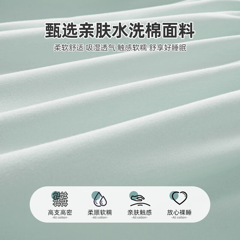 雅鹿加厚夹棉床笠防尘绗缝床罩三件套隔脏床盖床垫保护套床上用品 蝴蝶结床笠-天空蓝【蓬松柔软 四季通用】 180*200cm单床笠+枕套一对