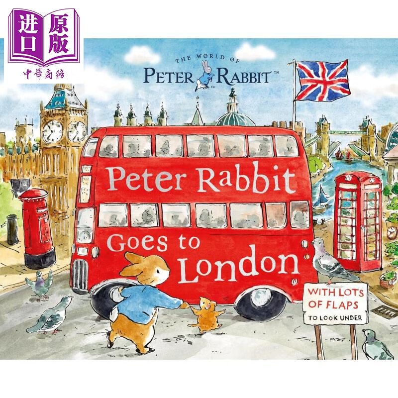 彼得兔去伦敦 Peter Rabbit Peter Rabbit Goes to London 英文原版 儿童绘本 图画故事书 亲子读物 进口童书