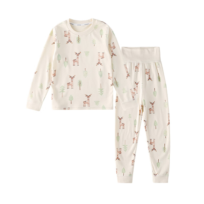 �޻��ã�cottontown����100%�ޡ��޻��ö�ͯ���������װ������Ůͯ���ޱ�ů������װ ��Ȥɭ�� 140 140/68