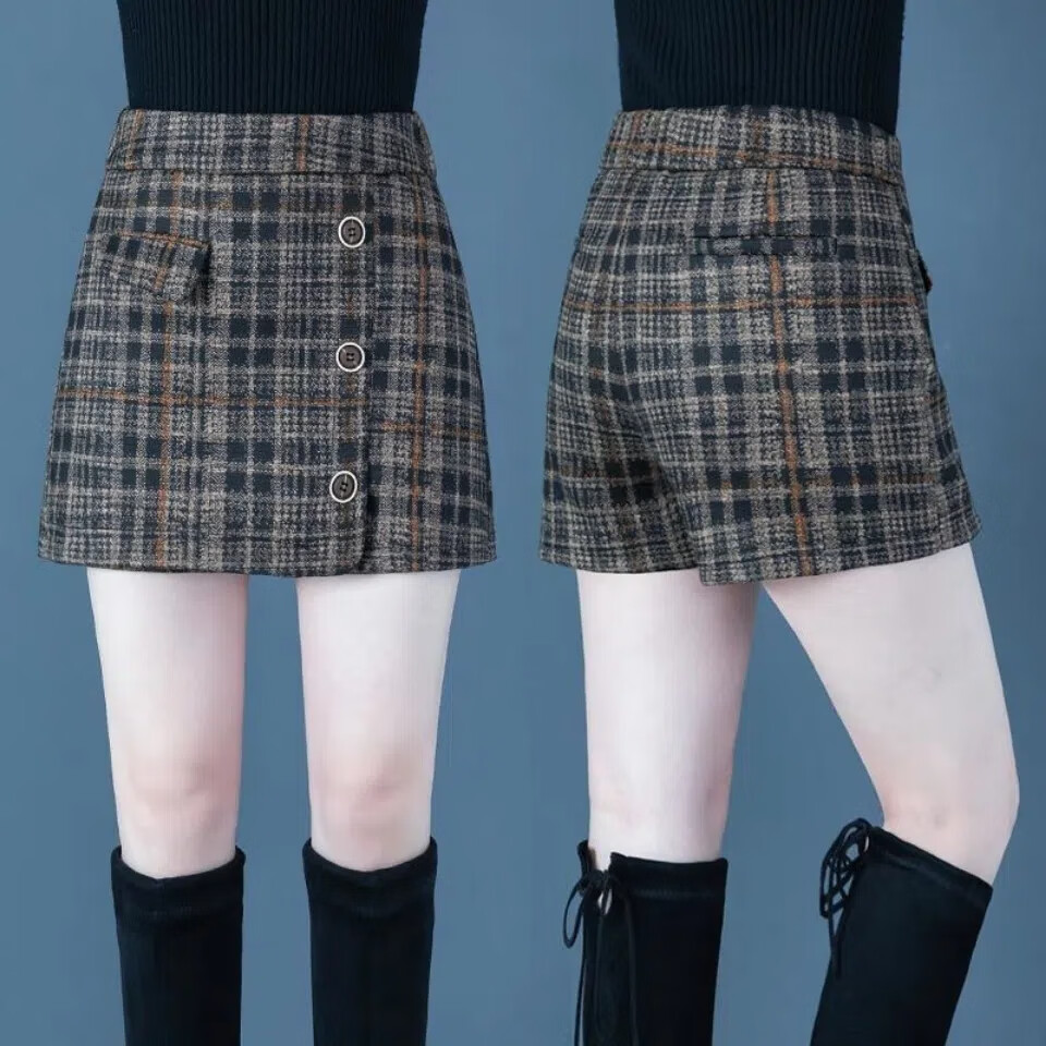 格纹【裙裤】 xxs 【随机款式介意慎拍】