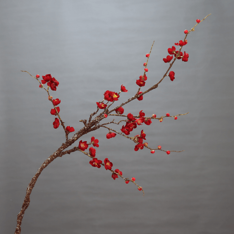 新中式禅意仿真梅花干枝腊梅假花家居装饰客厅落地婚庆干花束装饰花卉