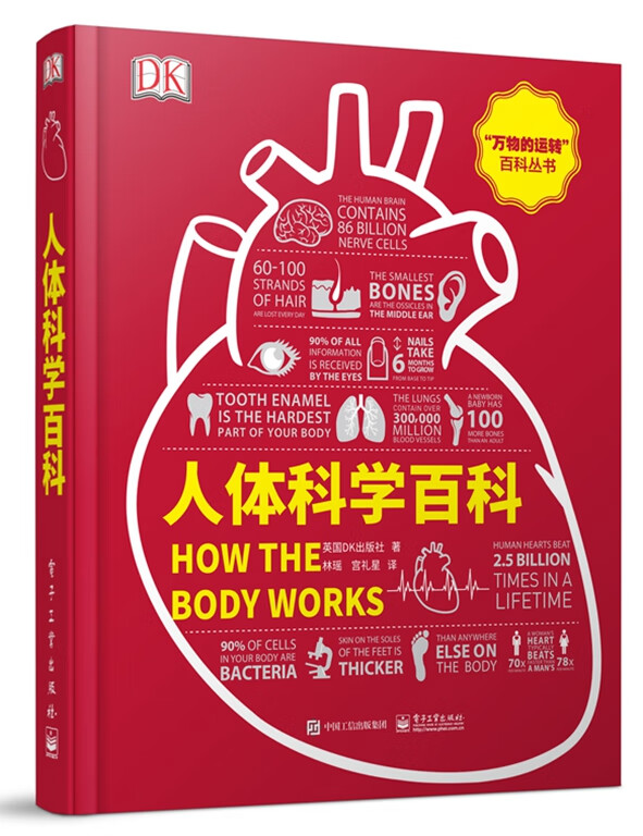 官方正版包邮 DK人体科学百科（全彩）身体如何正常运转 身体及大脑如何工作 梦境情绪方面知识学习书籍