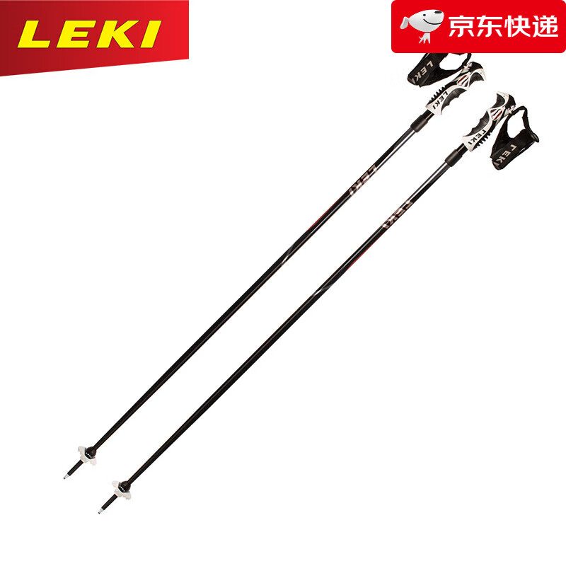 LEKI【德國】戶(hù)外冬季高山滑雪杖牢固鋁合金杖身Hot Shot S雪仗 115cm一對