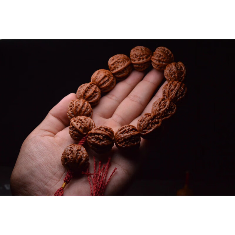 冰珂晶石京八棱手串无瑕25mm密度好大颗粒霸气男女文玩把件盘玩解压手持 核桃