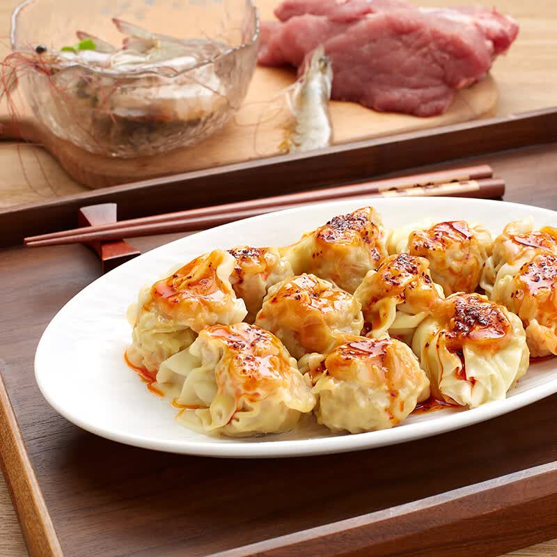 袁记味享袁记云饺【热卖爆款】招牌鲜虾蟹籽马蹄冬菇玉米鲜肉大云吞 【招牌2盒】鲜虾蟹籽云吞500g*2