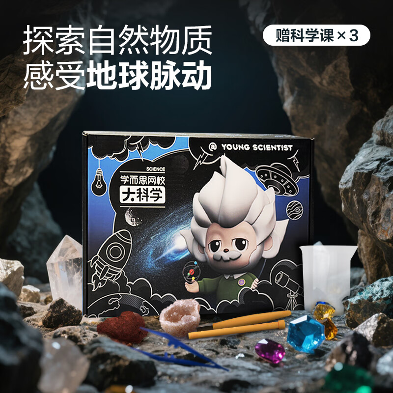 学而思大科学 贝壳昆虫套装 探索科学自然 收藏级教具小小科学家-KXWX 贝壳昆虫套装 L1