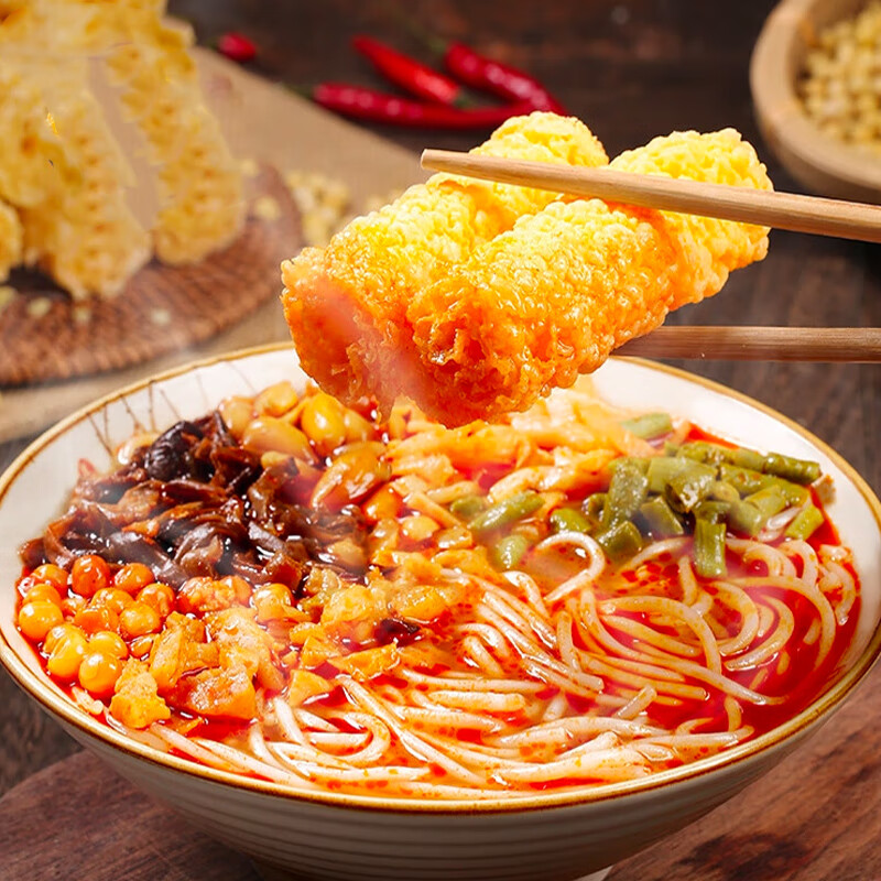 彬盛达响铃卷 豆制品豆皮卷 油炸腐竹卷 豆衣卷虾滑螺蛳粉火锅食材 响铃卷120g*3袋