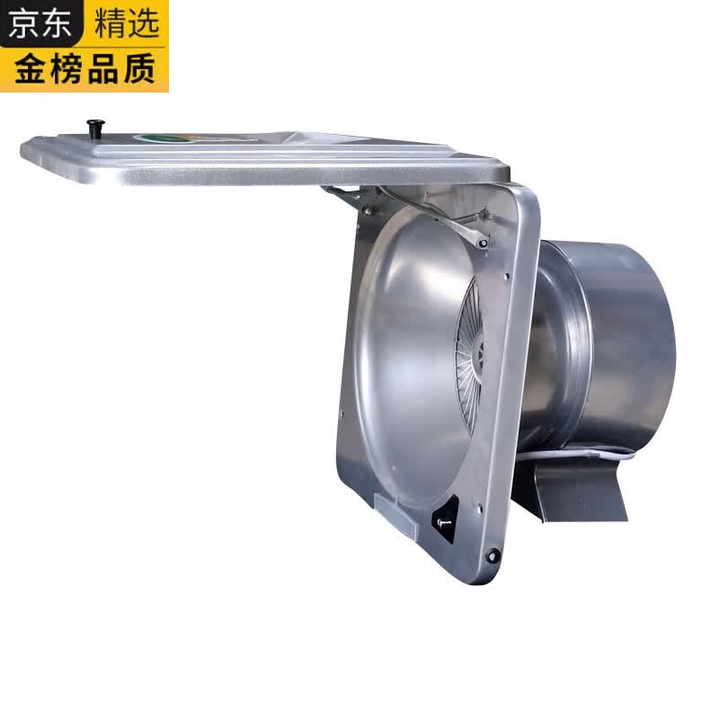 HGEG德国进口顶格10寸厨房抽油烟排气扇家用抽烟排烟机窗式换气扇强力 红峰款涡轮式油烟扇【滚珠轴承电