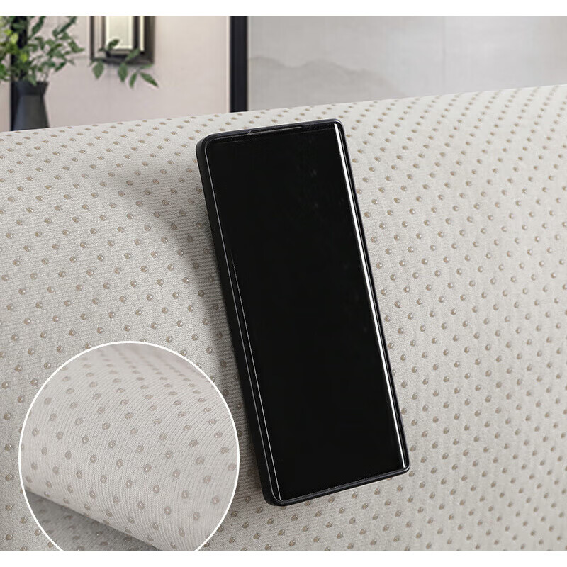 荃姝棉麻沙发垫中式沙发罩盖布巾感防滑沙发巾四季 国色天香-棉麻-红色 110cm*240cm