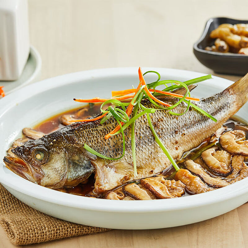 十里馋三去开背海鲈鱼3斤3条 去鳞去腮去内脏 国产免处理生鲜鱼类海鲈鱼 三去即烹 400g-450g*3条装 【无抗生素开背免处理】