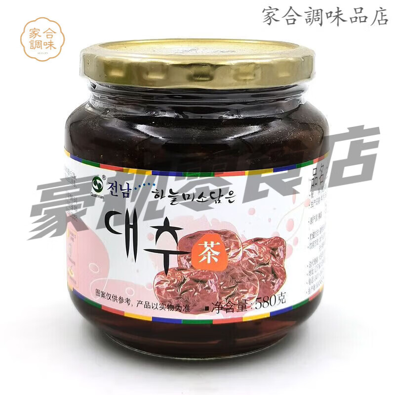全南韓國全南蜂蜜柚子茶大棗茶蘆薈茶辦公室沖飲580g 蜂蜜大棗茶580g