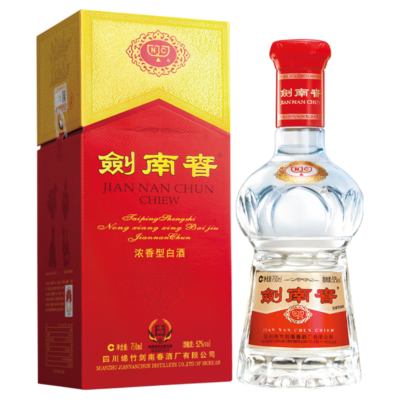 Jiannanchun/���ϴ� ˮ���� 52�� Ũ���� 1ƿ 750ml 611.94Ԫ
