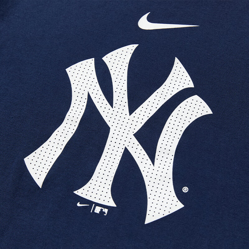 NIKE(耐克)xMLB官方联名纽约洋基队运动百搭T恤圆领正肩短袖男女同款 纽约洋基队-青少年款【宽松正肩版型】 L 165-175