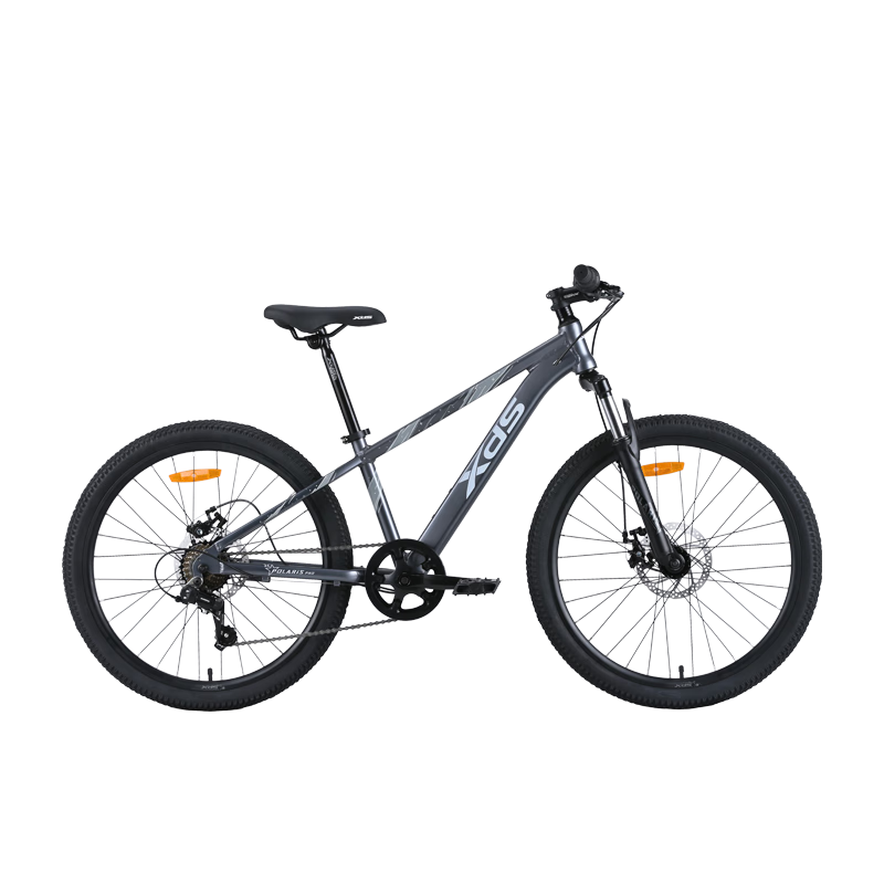 喜德盛青少年山地自行车2025款北极星PRO铝合金车架7速 星空灰 24英寸