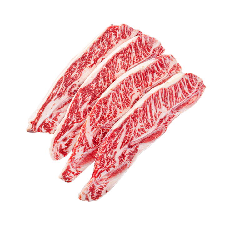 极品仕整切静腌黑椒牛仔骨净重600g 带骨牛排牛肉生鲜 澳洲源头直发