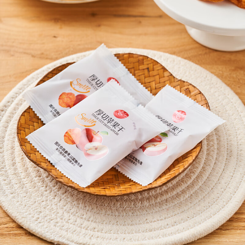 永辉苹果干三蒸三晒 永辉超市永辉优选厚切苹果干三蒸三晒 厚切苹果干300g*1袋