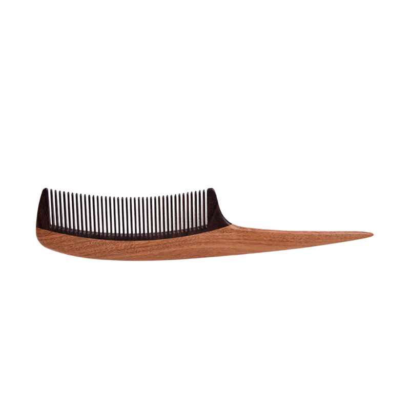 谭木匠礼盒木梳 按摩分发编发木梳子尖尾梳女士专用梳 原木色