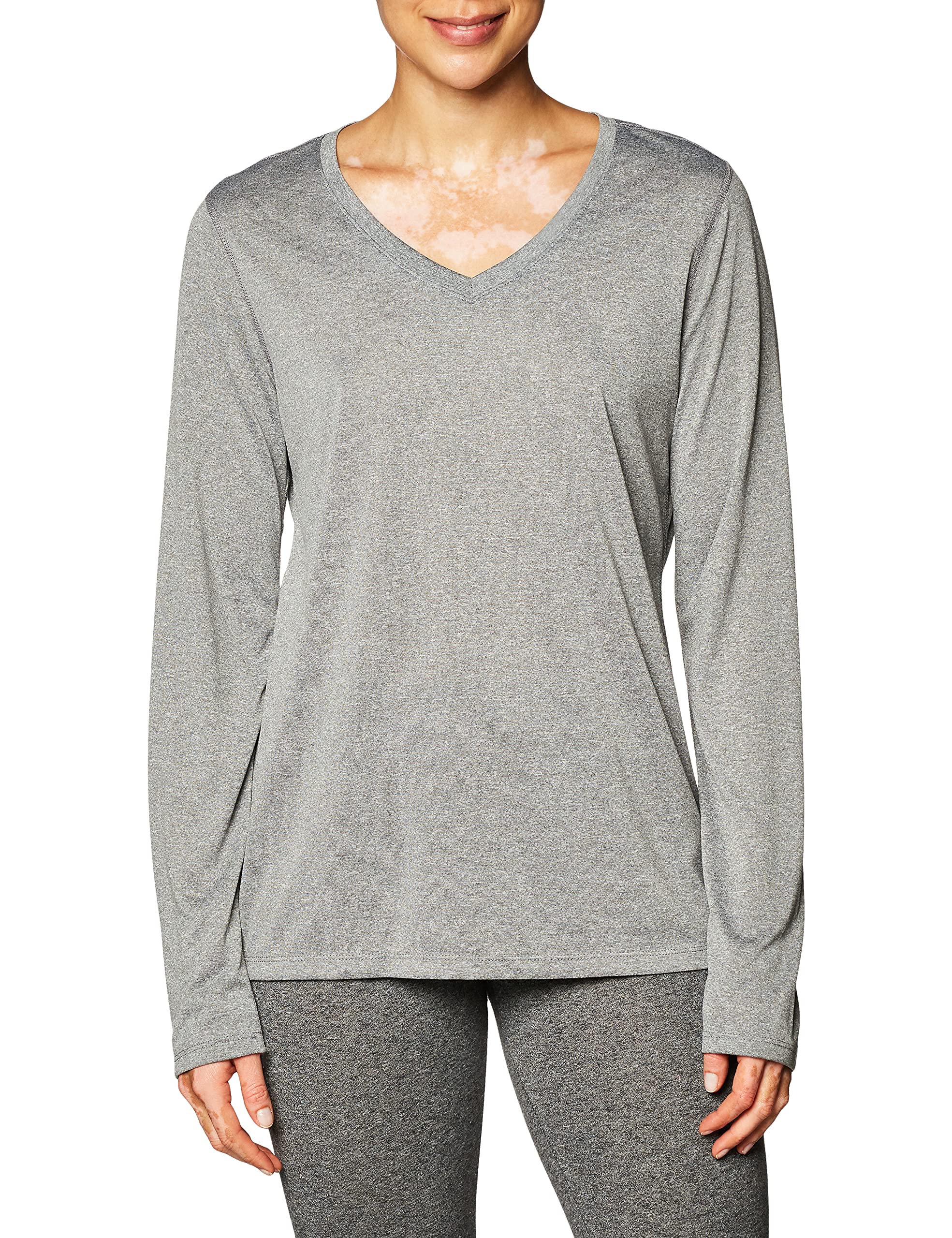 ����HANES ���� Sport Ůʽ Cool DRI �����ܳ��� V �� T �� �ӻ�ɫ��Granite Heather�� �� 119.99Ԫ