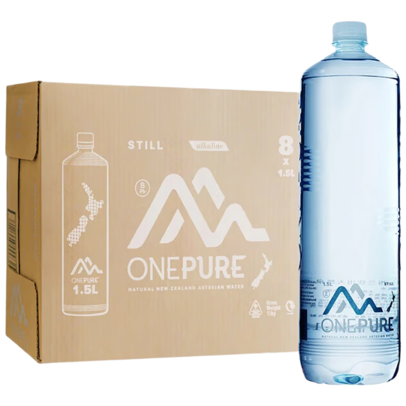 ڴONE PUREԭװ ȻȪˮ1.5L*8ƿ Ը߶˿ˮ 271.52Ԫ2(135.76Ԫ/)