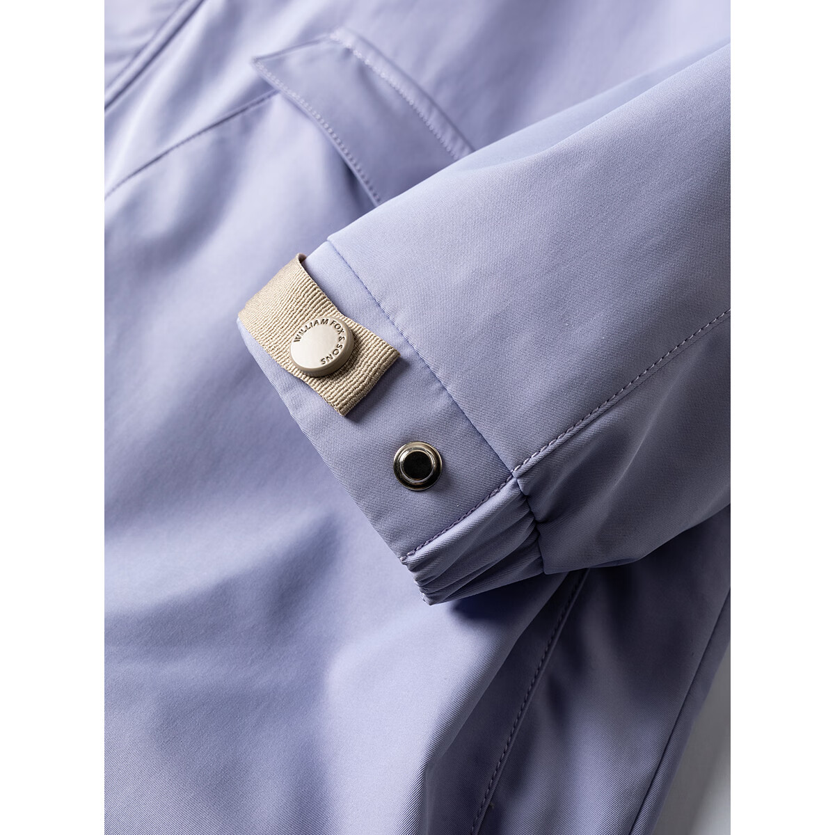 William fox&sons新型三防定制户外面料人体工学立体裁剪机能轻户外仿冲锋夹克男潮 香芋紫 L /50