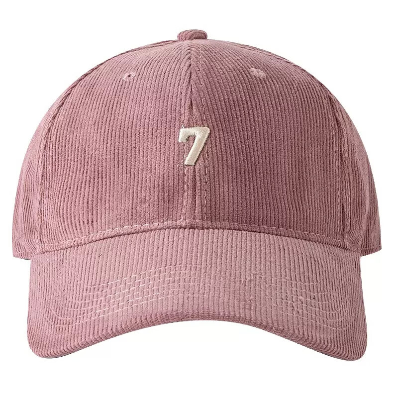 南沚65CM大头围棒球帽子男灯芯绒鸭舌帽女韩版潮百搭大头围显脸小遮阳 7-藏青 XL 60-65CM