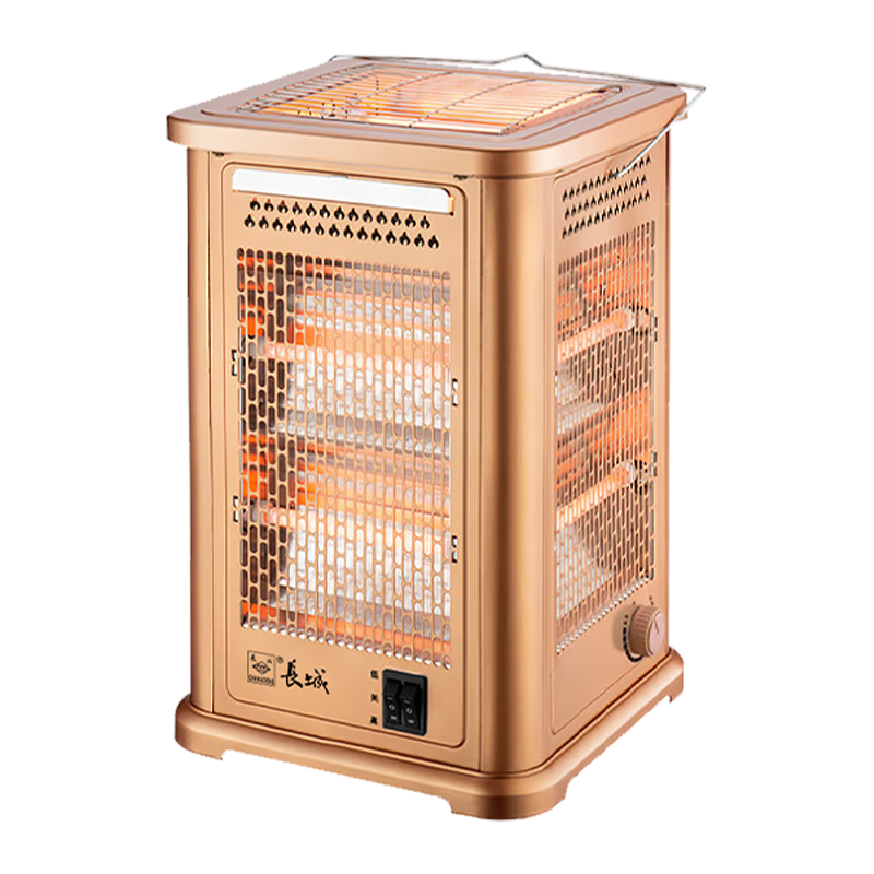 长城（CHANGCHENG）取暖器家用电暖器快热炉烧烤型五面烤火炉小太阳电热扇速热电暖气电热烤火器电烤炉子节能LX-200A