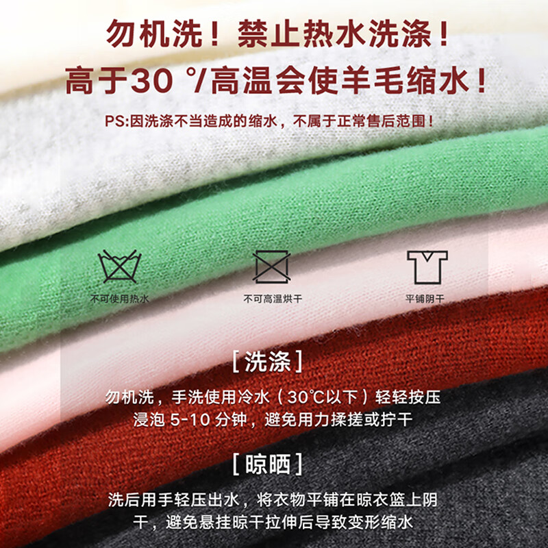 VEGA CHANG【小敏推荐】【100%绵羊毛】毛针织衫女2025新款秋气质开衫毛衣 樱桃红(毛针织衫) 均码