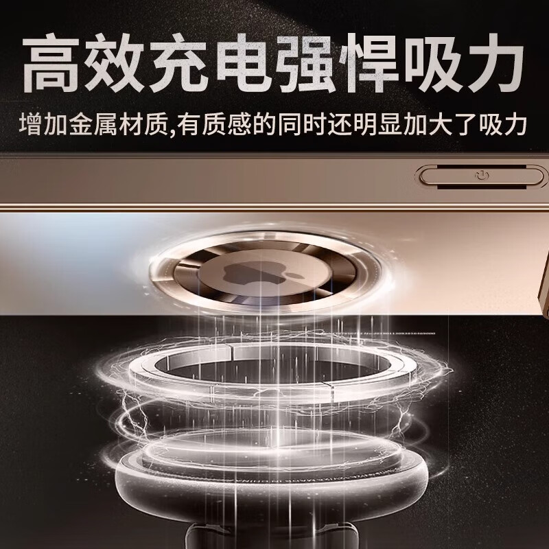 米路逊适用苹果17/16promax手机壳新款支架大视窗iphone15磨砂磁吸14plu 【苹果粉】哑光磨砂-防爆防摔-MagSafe磁吸 iPhone 16 pro