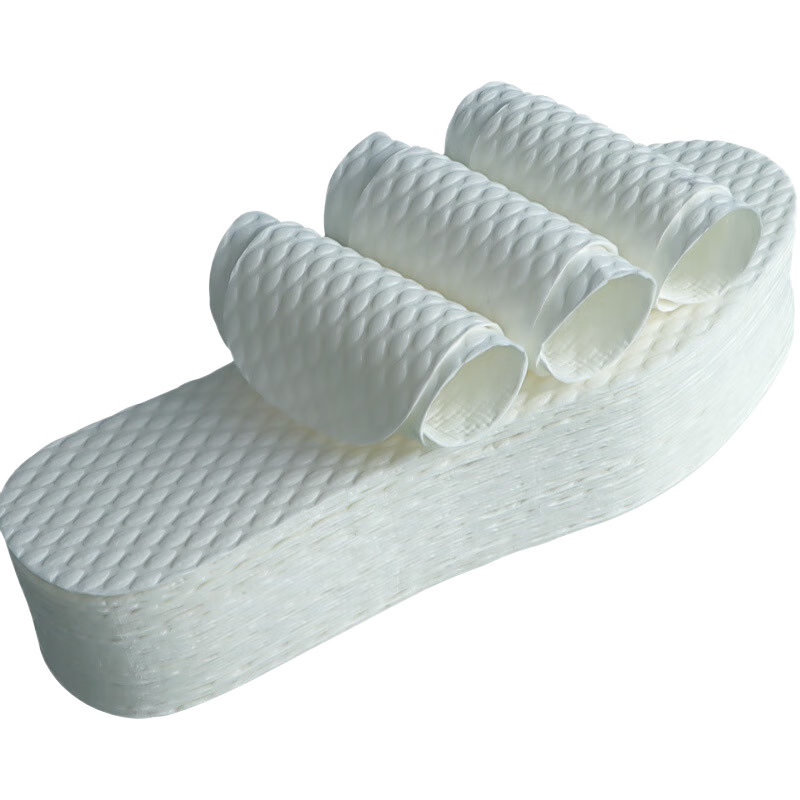 步云【10雙裝】一次性鞋墊夏季女吸汗防滑木漿鞋墊舒適透氣鞋墊 白色【30雙裝】 35