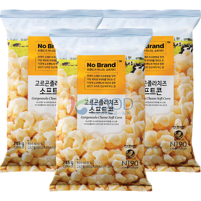 No Brand芝士玉米卷韓國進(jìn)口諾倍得岡古佐拉玉米條爆米花膨化零食 【3袋】芝士玉米卷145g