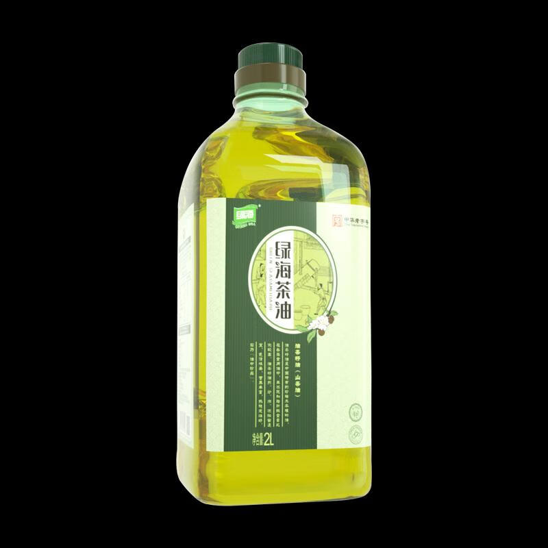 綠海（GREEN SEA）綠海茶油純正山茶油L有機壓榨油食用油山茶籽油