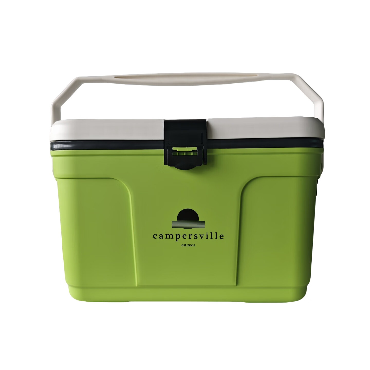 勘步者户外露营保温箱食品冷藏箱商用摆摊冰块冷冻箱车载海钓鱼箱13/24L 24L牛油果绿