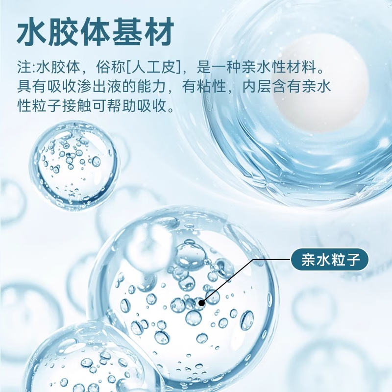 北京同仁堂痘痘贴消炎吸脓医用无菌修复痘印痘坑专用隐形人工皮水胶体敷料 八包装