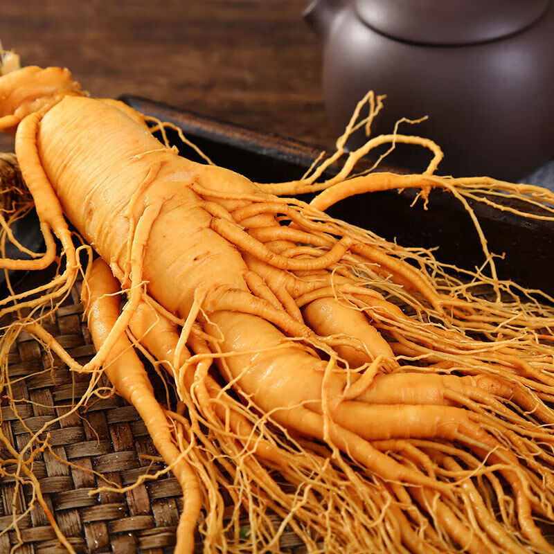 吉林人参长白山鲜人参东北新鲜人参大个泡酒 (单支毛重约350克)