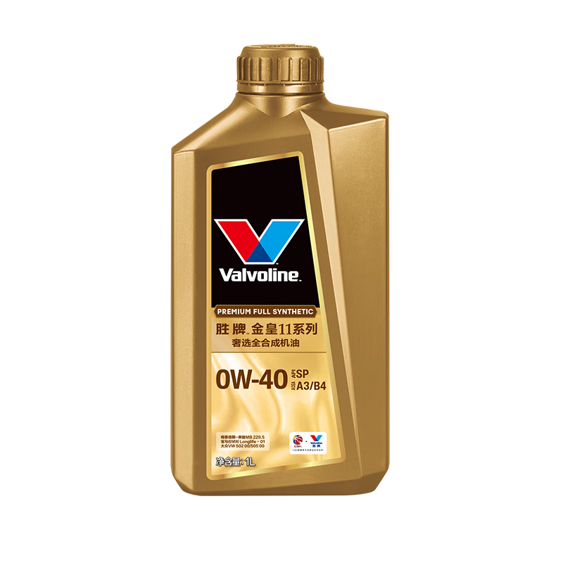 �ƶ��ˡ��������ڲ�����Valvoline ���11 SP A3/B4 0W-40 SP�� ȫ�ϳɻ��� 1L