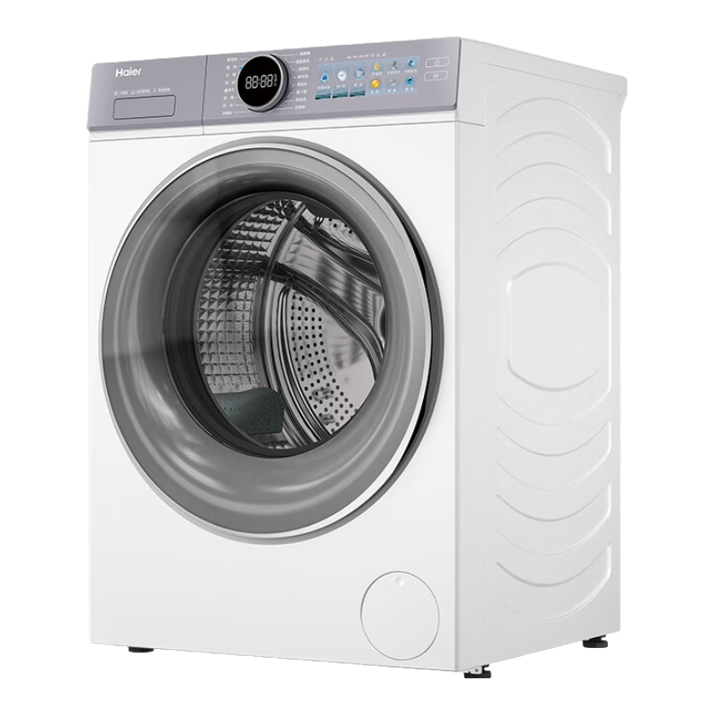 海尔（Haier）云溪4.0滚筒洗衣机单洗77EWU1家用10公斤白色超薄嵌入洗衣机全自动AI直驱变频智慧语音 智能投放 精华洗2.0+羊毛绿标认证 滚筒单洗 10kg