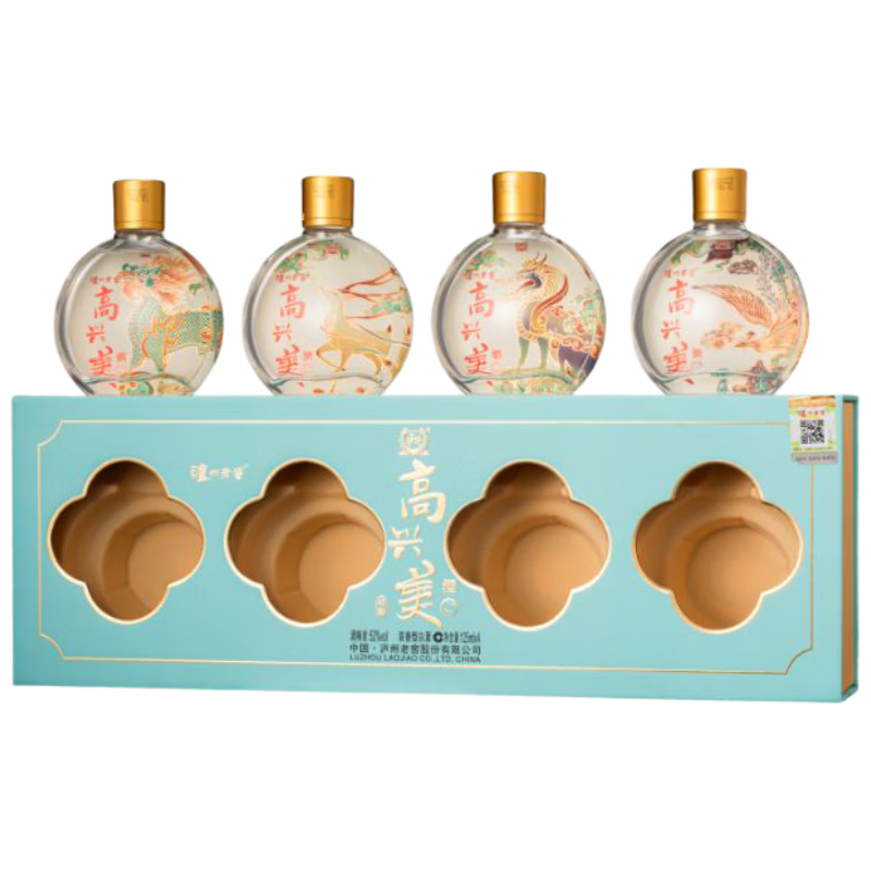 LUZHOULAOJIAO/Ͻ ׾  52 Ũ 125ml 4ƿ
