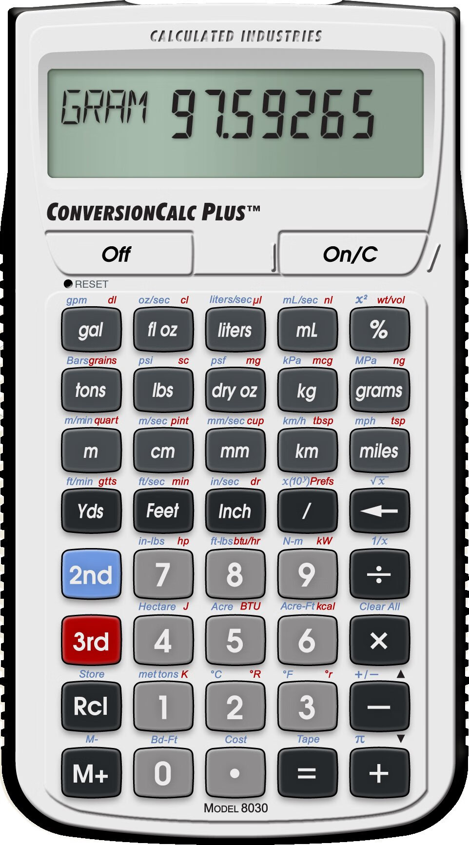 Calculated Industries 8030 ConversionCalc Plus 计算器 1 件装