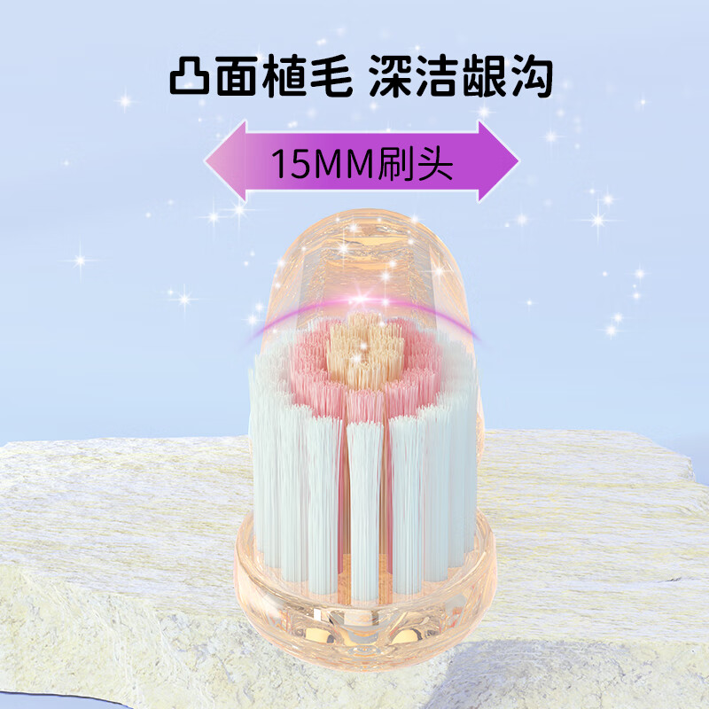 INNOCCY儿童软毛凸面牙刷3-12岁儿童专用乳牙刷小头软毛牙刷卡通萌趣牙刷 儿童软毛凸面牙刷【1盒】 2支