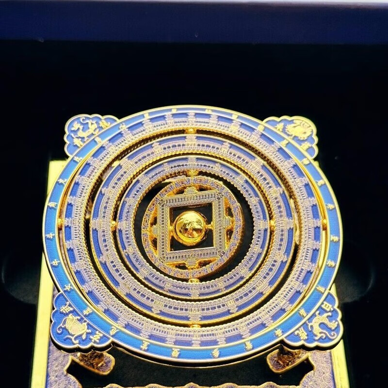 天宫藻井冰箱贴北京博物馆文创浑天仪AR互动金属 北京博物馆文创天宫藻井浑天仪AR互动金属冰箱贴【1