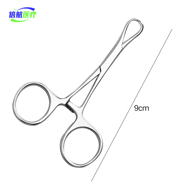 医用帕巾钳布巾钳不锈钢创巾钳手术固定夹钳抓布钳子9/11/14cm 9cm
