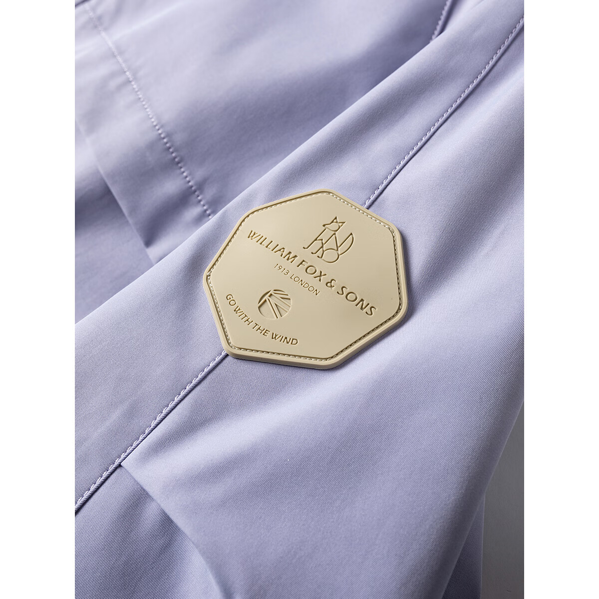 William fox&sons新型三防定制户外面料人体工学立体裁剪机能轻户外仿冲锋夹克男潮 香芋紫 L /50