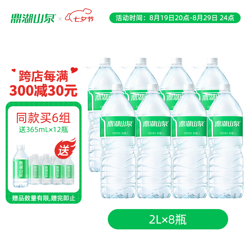 鼎湖山泉饮用天然水 2L*8瓶 2L*8瓶