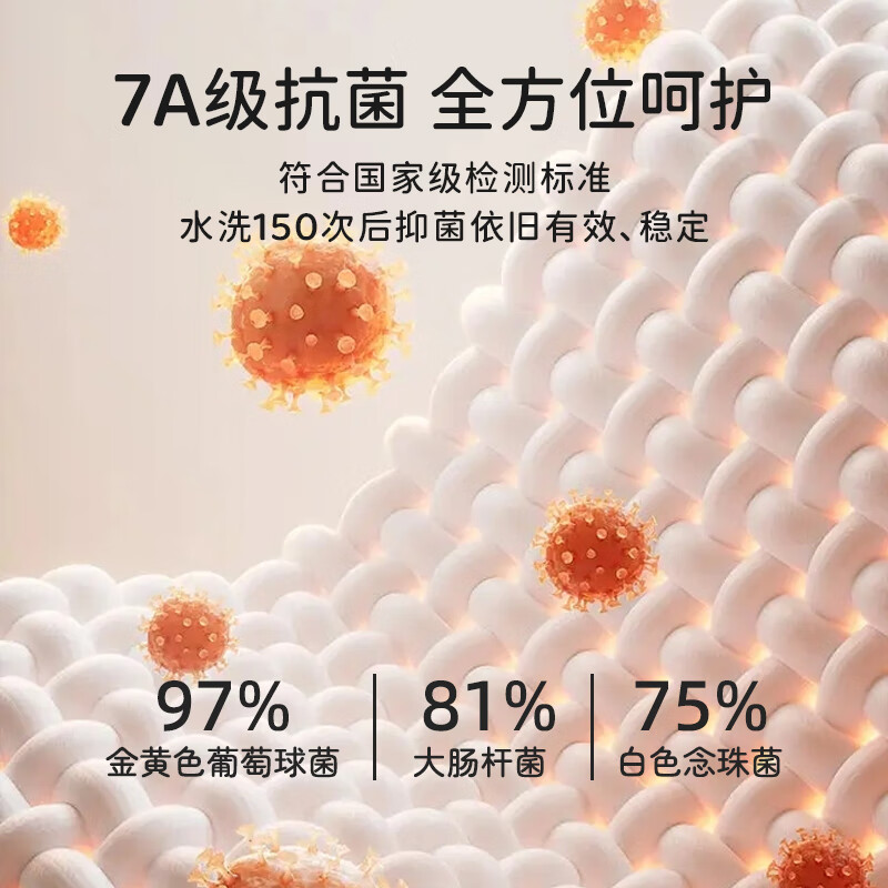 婴蓓依【恒温棉】7A抗菌百天宝宝连体衣服新生婴儿哈衣夹棉加厚爬爬棉服 暖暖布偶 80cm