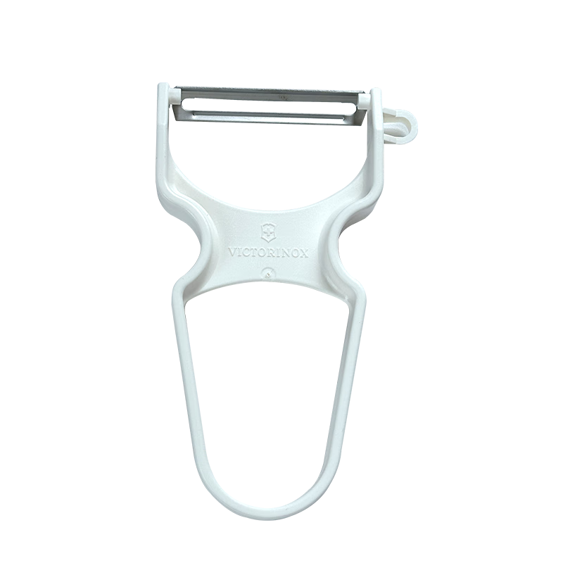 維氏（VICTORINOX）瑞士原裝削皮器Rapid廚房刨刀果蔬多功能去皮刀刨絲器 平口白色