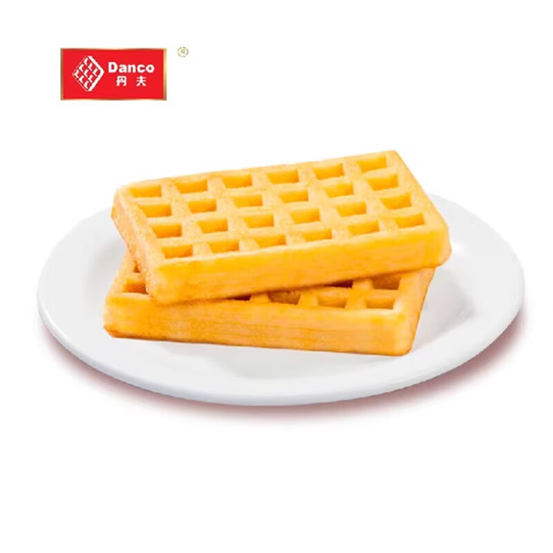 丹夫華夫格子軟餅原味無蔗糖奶油等味西式糕點零食品 原味 500g