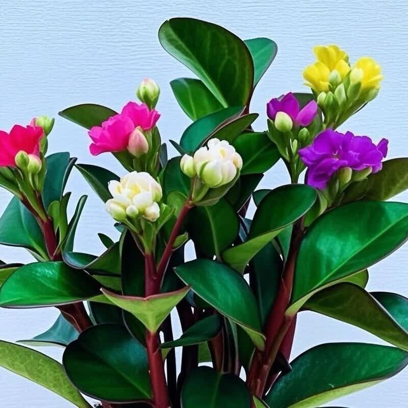 【包开花】碧玉四季常青室内花卉绿植开花植物净化浓香型盆栽 重瓣碧玉【混色】中盆【开花较多】+肥料