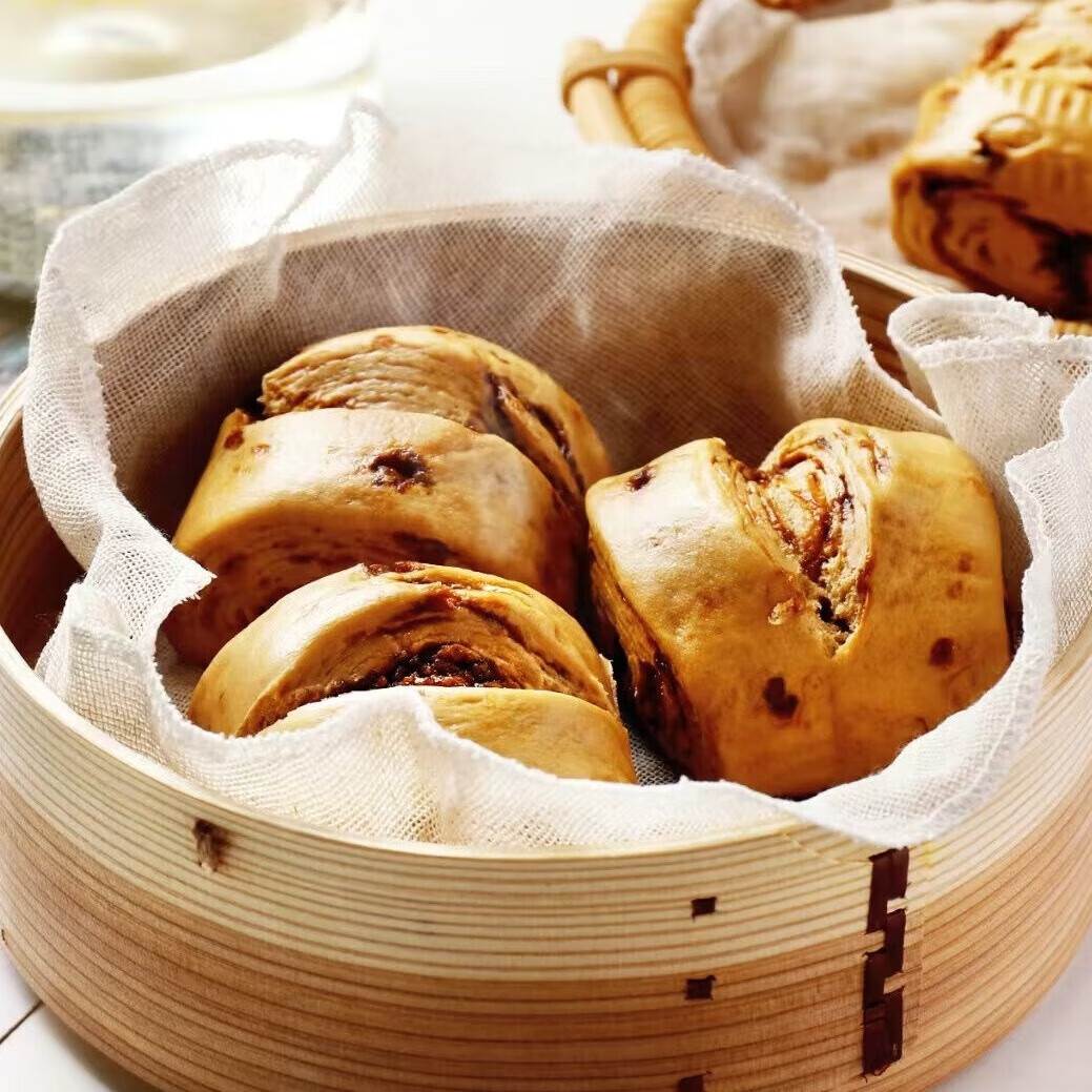 牛小白手撕红糖馒头 速冻面点方便速食宝宝孩子馒头4只装儿童营养早餐 牛小白手撕红糖馒头260g*5包