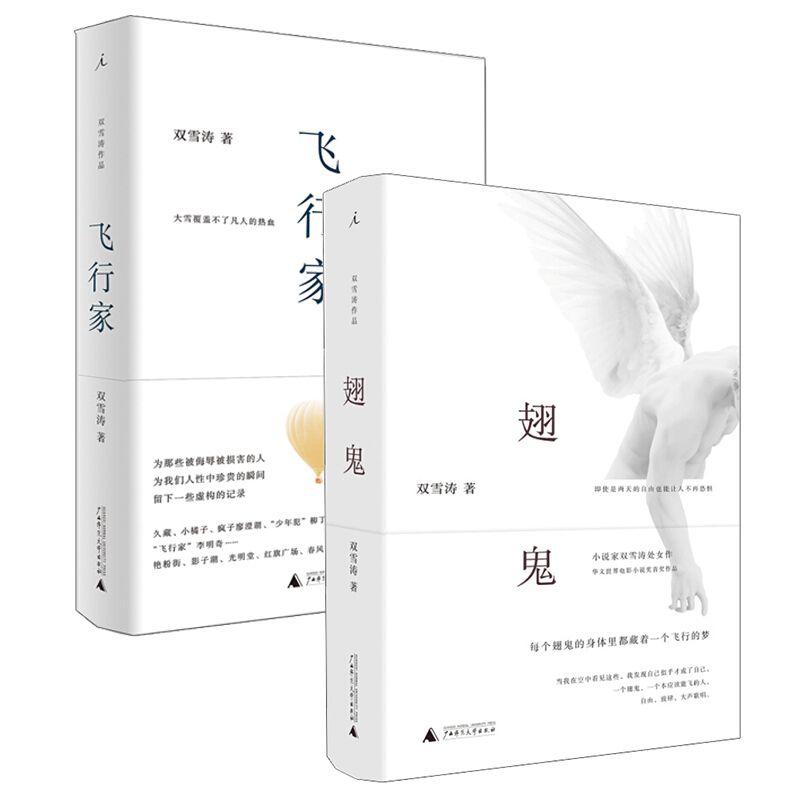 翅鬼 飞行家 双雪涛作品   理想国2册套装   平原上的摩西 冬天的骨头